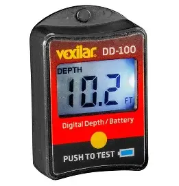 Vexilar Digital Depth &amp; Battery Guage Status Ind., DD100