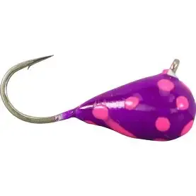 Widow Maker Dropper Tungsten #14 Purple/Pink Polka Dots