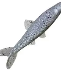 Yum Ned Minnow Gry Prl Blk Flk