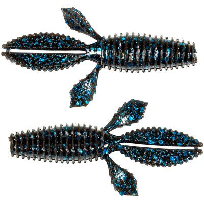 Z Man Trd Bugz 2.75" Black/Blue 6pk