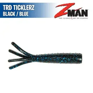 Z Man TRD Ticklerz 2.75" Black/Blue