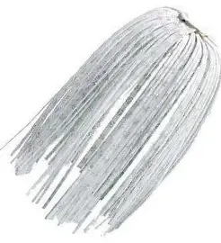 Z-Man EZ Skirt White Silver Glitter