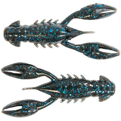 Zman Pro Crawz 3.5" BlackBlue Flake 3pk