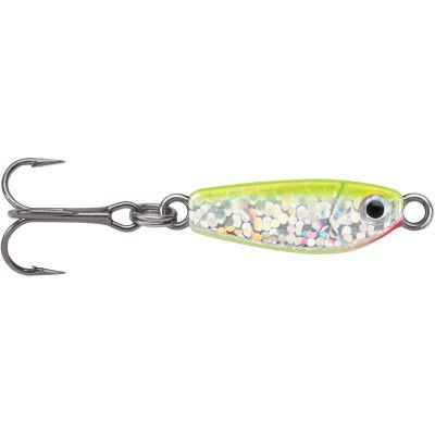 bull spoon 1/16 glow chartreuse shiner