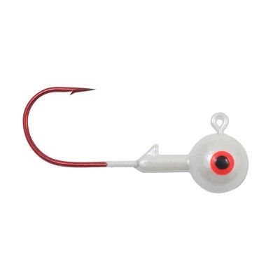 northland gum-ball jig  white 1/64th