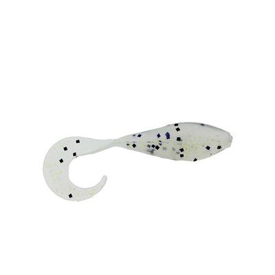 panfish assassin curl shad 2" violet  moon