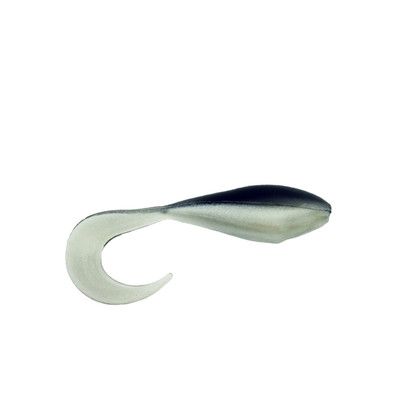 panfish assassin curl shad 2"  black shad