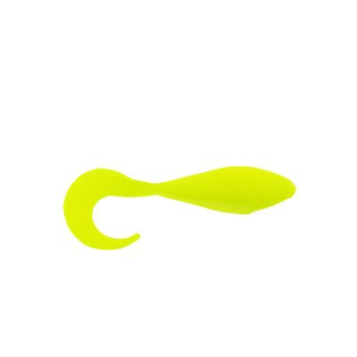 panfish assassin curl shad 2" limetreuse