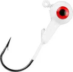 round ball jig 3/8 white