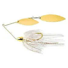 war eagle spinnerbait 3/8 oz white gold
