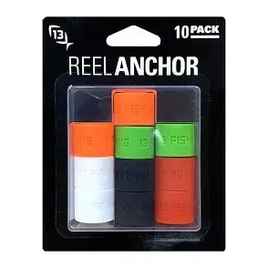 13 FISHING REEL ANCHOR ASSORTED 10PK