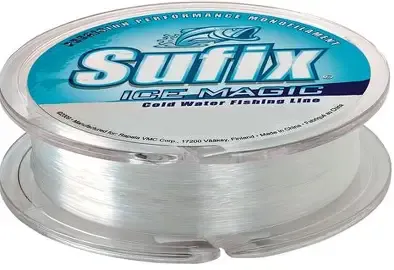Sufix Ice Magic Cold Water Fishing Line 4lb Clear