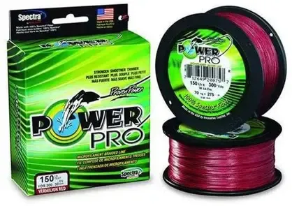 POWER PRO LINE 5# 150YD V.RED 21100050150V SPECTRA RED
