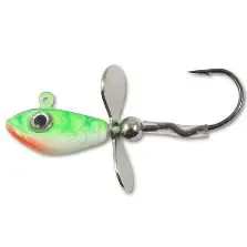 NORTHLAND WHISTLER JIG WH2UV-20 UV GLOW PERCH