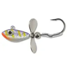 NORTHLAND WHISTLER PROP JIG WH2UV-46 UV PURPLE TIGER