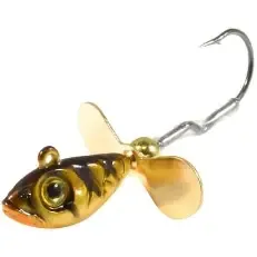 NORTHLAND WHISTLER PROP JIG WH1UV-23 UV GREEN PERCH