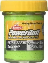 BERKLEY POWERBAIT EXTRA SCENT CHROMA-GLOW CHART 1.75OZ