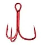 Berkley Fusion 19 Medium Shank EWG Treble Red #4 8ct