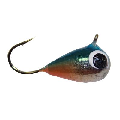 Fiskas Wolfram 4mm Handpaint Blue Orange Metallic, HP59-4