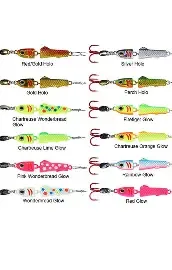 CLAM JOINTED PIN HEAD MINO 1/8OZ CHART/PURPLE