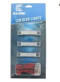 Clam Large led sled lights