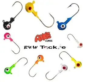 Arkie Jighead 10pk 1/32oz Fl.Blue