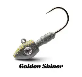 C.E. SWIMBAIT JIG 1/8 GOLDSHNR GOLD SHINER