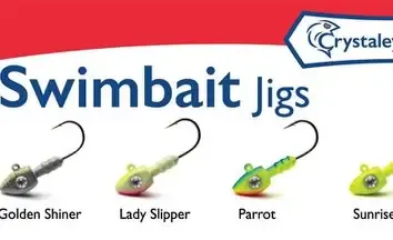 C.E. SWIMBAIT JIG 1/4 PEARL CRYSTALEYES