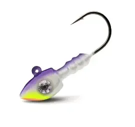 C.E. SWIMBAIT JIG 1/4PRPLDSNT CRYSTALEYES PURPLEDESCENT