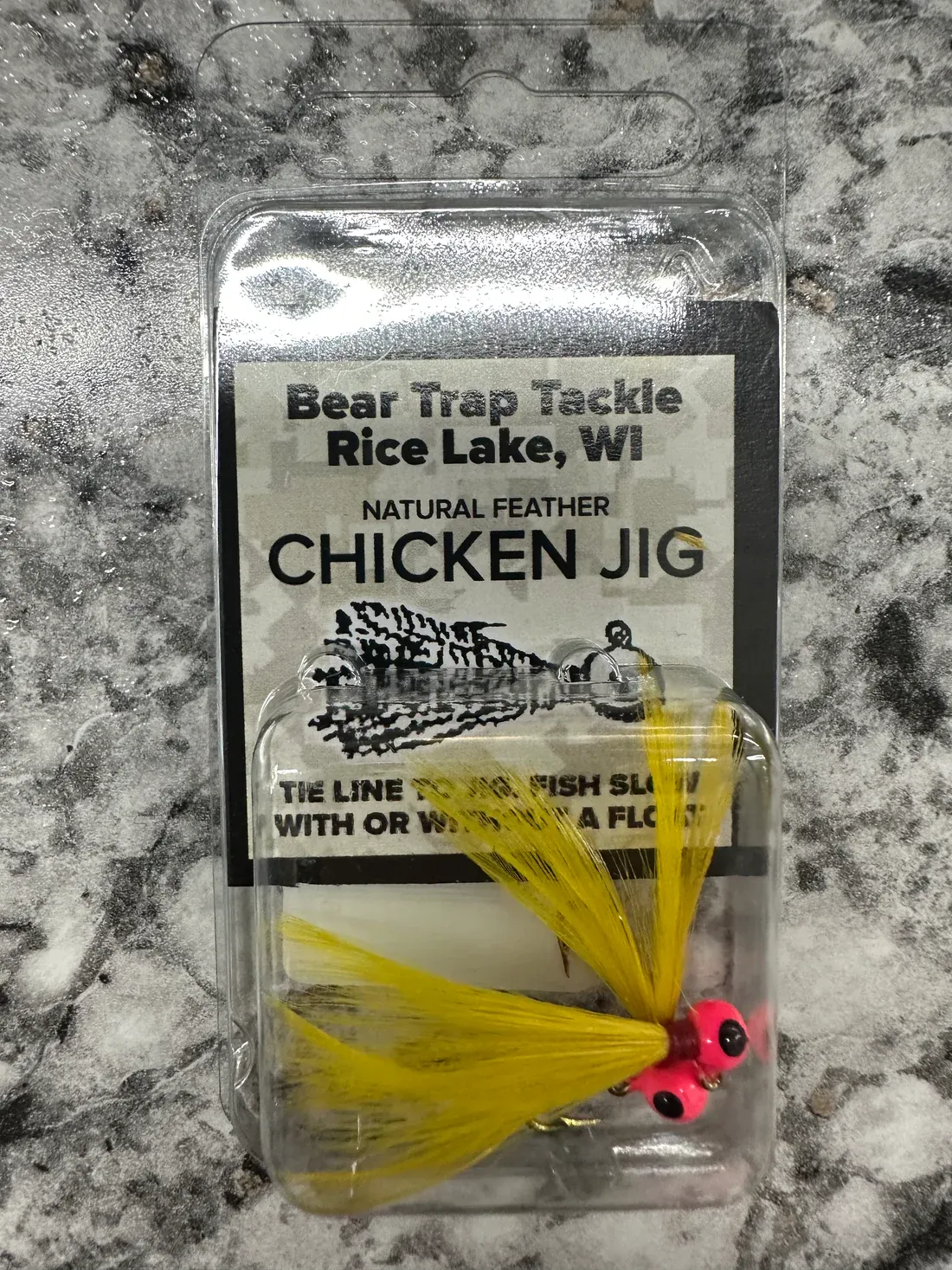 CHICKEN JIG 2PK 1/16PINK-YEL