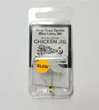 CHICKEN JIG 2PAK 1/64 white-YEL