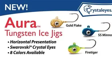 CRYSTALEYES AURA JIG 3MM RED GLOW DOT