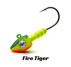 CRYSTALEYES SWIMBAIT JIG 1/4 FIRETIGER
