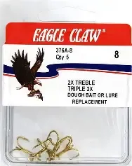 Eagle Claw Box Treble Bnz. #8