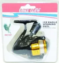 EAGLE CLAW ECIE1BB ICE REEL C1 6"x5"x4" ICE SPINNING REEL BLK