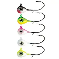 EAGLE CLAW TEARDROP JIG 3/8OZ PURPLE/WHITE