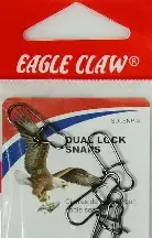 Eagle Claw Dual Lock Snaps #3 Bronze Qty 10