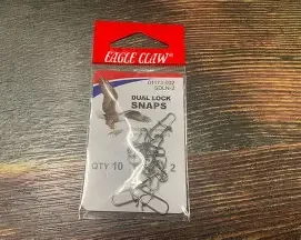 Eagel Claw Dual Lock Snaps #2 Bronze Qty 10