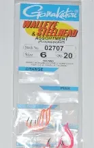 Gamakatsu Walleye &amp; Steelhead #6 Assortment Qty 20