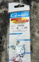 Gamakatsu Walleye &amp; Steelhead #4 Assorted Qty 25