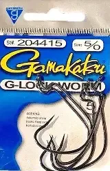 Gamakatsu Worm G-Lock 5pk 5/0