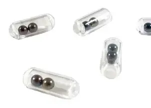 McCoy Glass Tube Rattle 