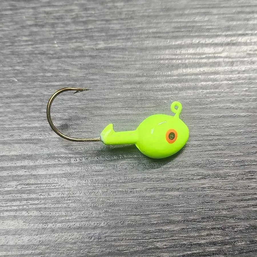 Pico Wedge Head Jig 1/8oz Chartreuse