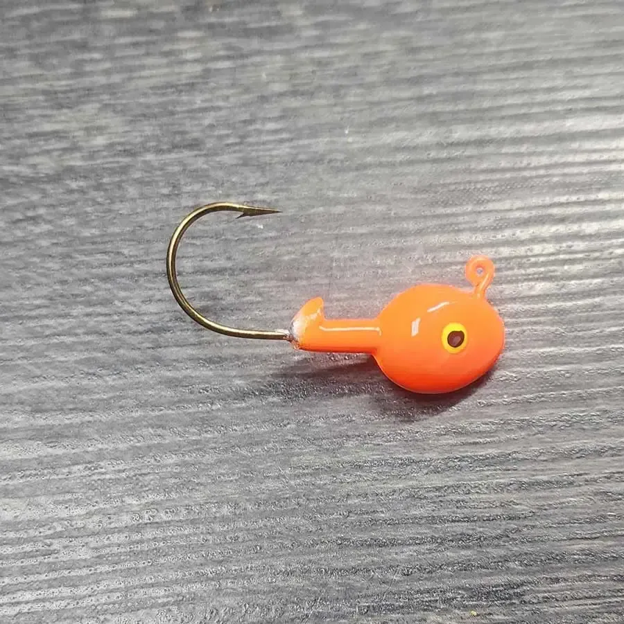 Pico Wedge Head Jig 1/8oz Orange 8pk