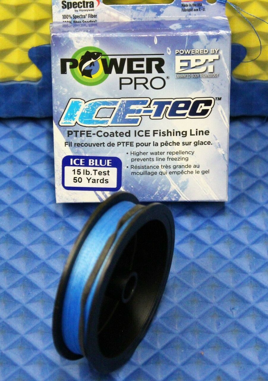 POWER PRO ICE-TEC BLUE 50YD 15#