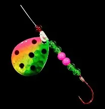 WALLEYE SPINNER #3 WATERMELON