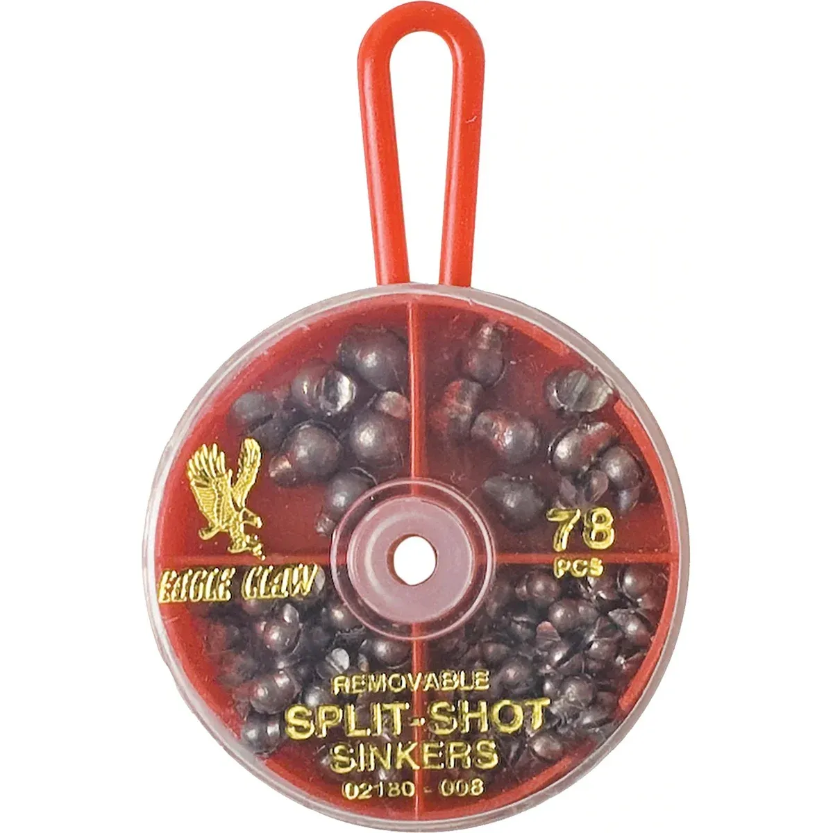 EA Removable Split-Shot Asst, Lead 78pc