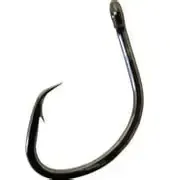 GAMAK. BLK CIRCLE HOOK 6PK #1/0