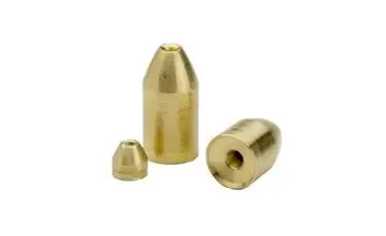 Bullet Weight DiamondPolishd, 3/16oz Brass 5pk