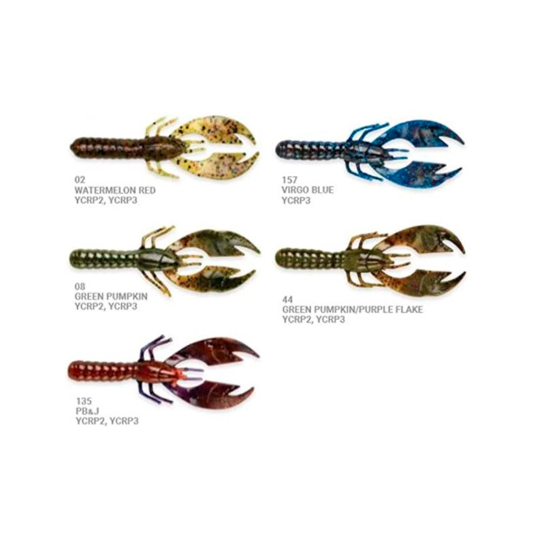 Yum 3.75'' Craw Papi P B &amp; J 8pk